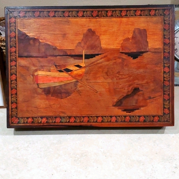 Vintage Other - Vintage Handmade Wooden Box